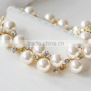 CZ520 New fashion acient pearl lady bracelet