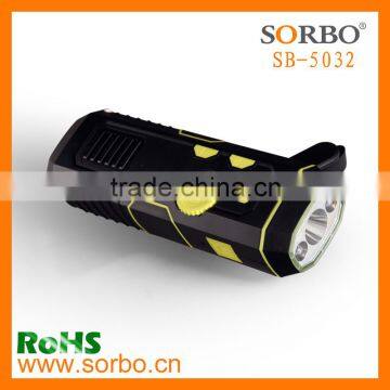 Hand Crank Flashlight FM Radio Siren Emergency Radio photo-2