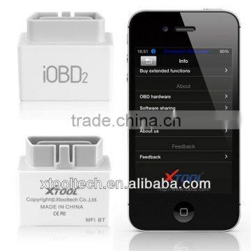 Xtool iOBD2 MFi BT bluetooth obd2/eobd iPhone&Android supported professional car diagnostic tools