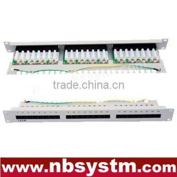 24port UTP Cat5e Patch Panel 19" 1U