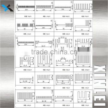OEM Black Anodized Extruded Aluminum Profile Speaker Heat Sink 28X25MM photo-6