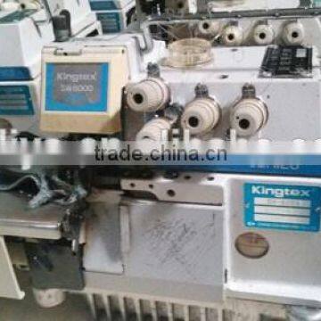 Good quality Second Hand Industrial Overlock Serger Kingtex SH7004 motor for overlock