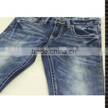 Ladies Jeans Pent Middle Washing Effect photo-6