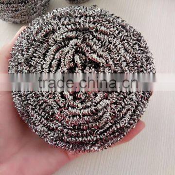 Round shape Iron Scourer/Stainless Steel Scourer factory