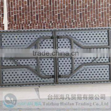 Stainless Steel 183cm Blow Molding Garden Plastic Coffee Table for Party/cocktail Table With Removable Legs photo-2