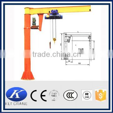 Customized slewing jib cranes,equipment used for workshop