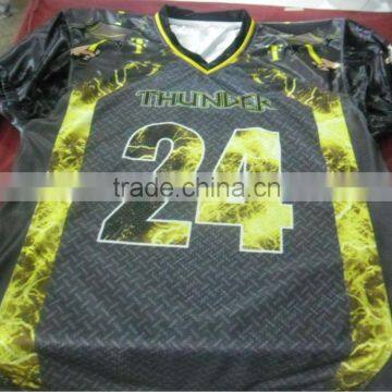 100 % Polyester Sublimation Durable material American Football Uniforms