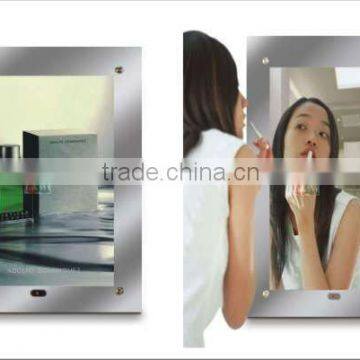 KWS 2012 hot sale top quality magic advertising mirror manufacturer with sensor in home decotarion