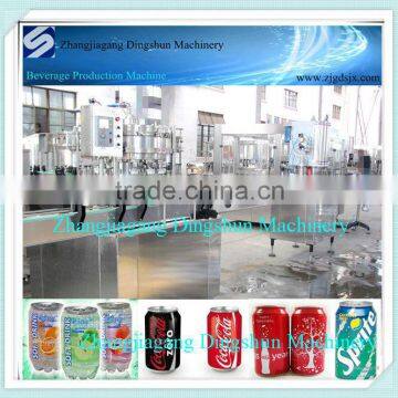 Automatic Carbonated Drinks POP CAN Filling Machine