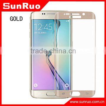 2016 New Arrival For Samsung Galaxy s7 edge tempered glass screen protector / Full Cover 3D curved s7 edge tempered glass