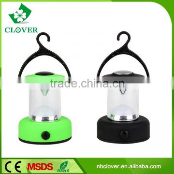 LED outdoor light camping equipment lighting emergency light 6 led plastic led hurricane lantern