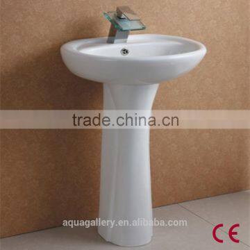 Semi Pedestal Wall Hung Bathroom Ceramic Sinks photo-3