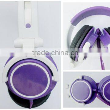 China Professional New Design Colorful bluetooth headset with mic CE Rohs OEM ODM customized headphone