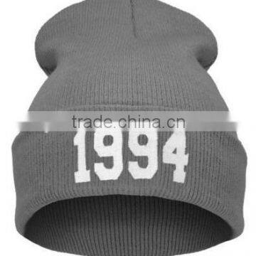 New Hip-Hop Men's Men Women Unisex cap With 1994 Pattern Beanies Winter Cotto