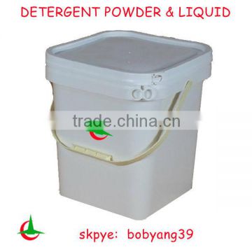 10kg high density plastic bucket with spoon Bulk detergent powder