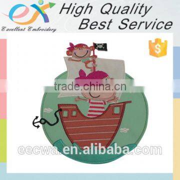 Trade Assurance custom embroidery applique iron-on