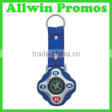 Promotional Mini Plastic Compass With Lanyard Keychain photo-2
