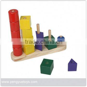 shape sorter game,,wooden geometric block set,kids toys PY1028