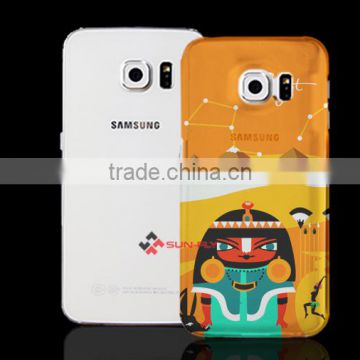 3d sublimation case clear for Samsung S6 Edge sublimation mobile cover phone case blank