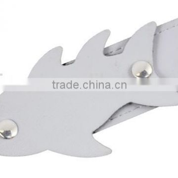 Promotional gift fish shape leather usb