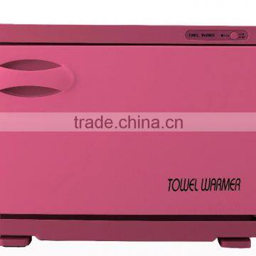 Salon UV Towel warmer, Towel Heater UL/CE/CB/PSE-8L in Pink