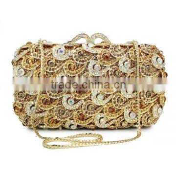 Beautiful Rhinestone Crystal Clutch Bag Wholesale Purse Latest Clutch Purses (88161A-G) photo-3