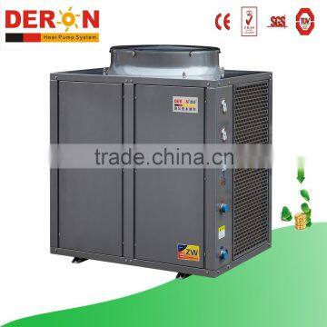 China deron high quality 30kw air to water heat pump gas water heater for industrial hot water use