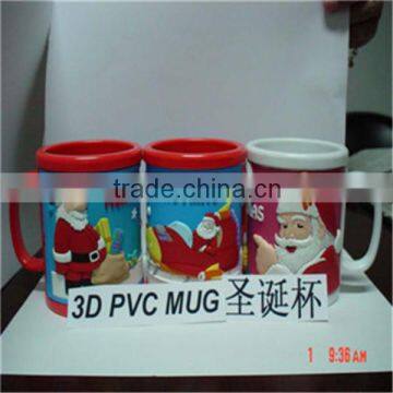 Manufacture customized fashional 3D Mug for Christmas