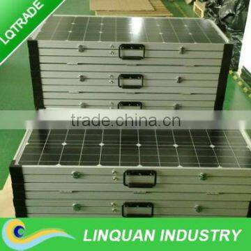 Emergency using 120W folding solar panel