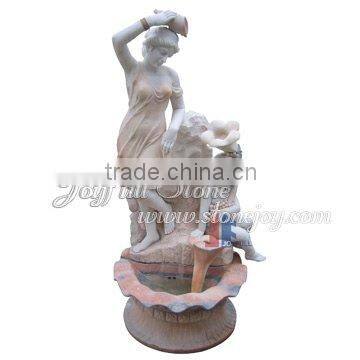 Carved Stone Fountain, Hand-carved marble fountain