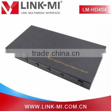 LINK-MI LM-HD404 4x4 HDMI Matrix Switcher With IR, RS232