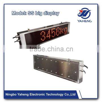 Industry electronic weighing led board display HY BDW weighing display poster stainless steel screen