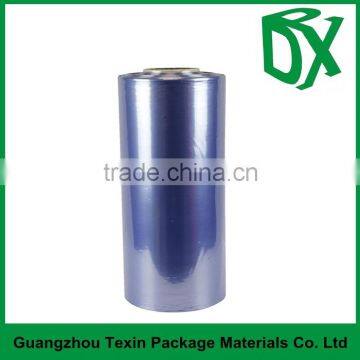 transparent soft PVC plastic shrink film blue film cheap film