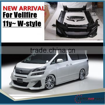 NEW ARRIVAL!Vellfire 11y~ W-style body kit fit for toyota VEL~ w-style