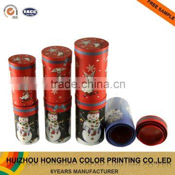 Custom Cardboard Candy Box Printed Christmas Paper Candy Jars