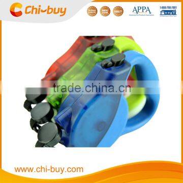 ABS and TPE Retractable Dog Leash With Mainspring, 5 Colors Available