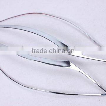 Head Light Lamp Trim ABS Chrome 2 Pcs For Sportage R Car 2010 Accessories