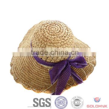 Crochet Raffia Straw Hat