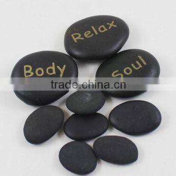 Hand Cut/high Polished Natural Shaped Hot Stone Massage