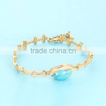 18k Gold Jewelry India Turquoise Stone Wholesale Jewellry photo-2