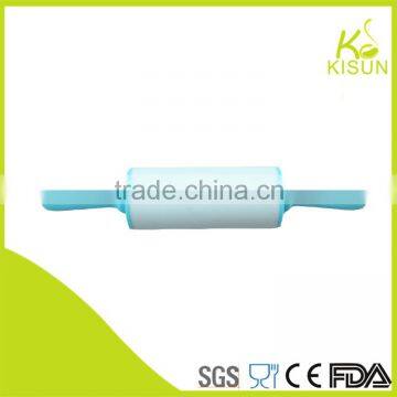 Wooden Handle Mini Size Baking Silicone Rolling Pin photo-2