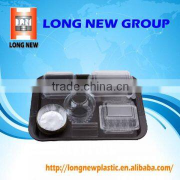 Plastic clear blister packaging for food
