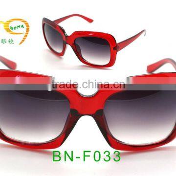 transcluent red fashion sunglasses