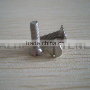 Large quantity of flat head solted machine screw