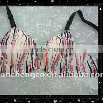 new arrive print sexy underwear red hot selling one piece bra