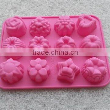 different shape silicone cake mold 114