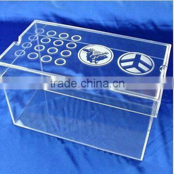 Custom logo clear acrylic shoe box acrylic sport shoe box