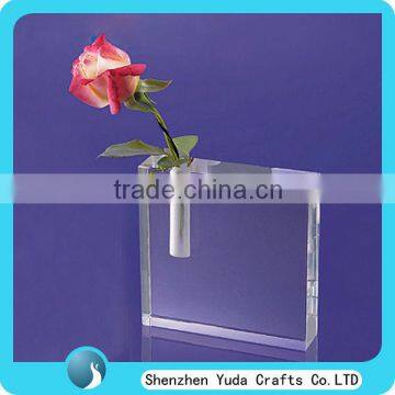 Acrylic Table Flower Vase Clear Flower Vase Small Crystal Flower Vase