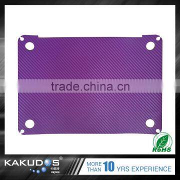 High Quality laptop back carbon fiber laptop skin for macbook