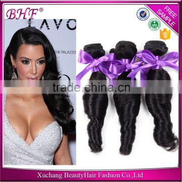 100 Percent Virgin Wholesale Wet And Wavy Loose Wave Indian Remy Hair Weave 100G For One Pack, Virgin Indian Remy Hair For Cheap